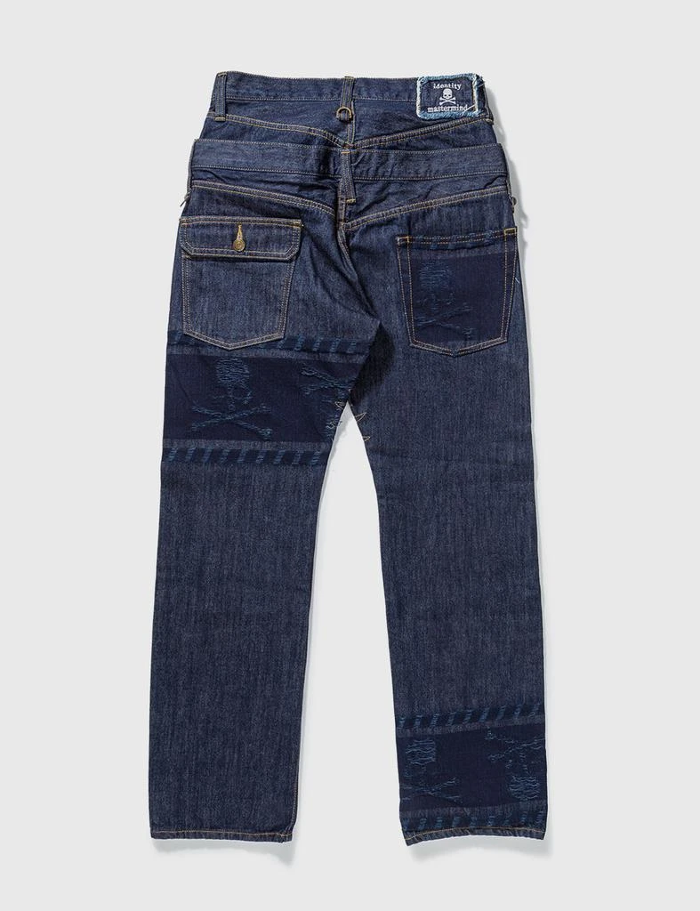 商品[二手商品] mastermind JAPAN|Mastermind Japan Unwashed Back Double Waist Jeans,价格¥4837,第2张图片详细描述