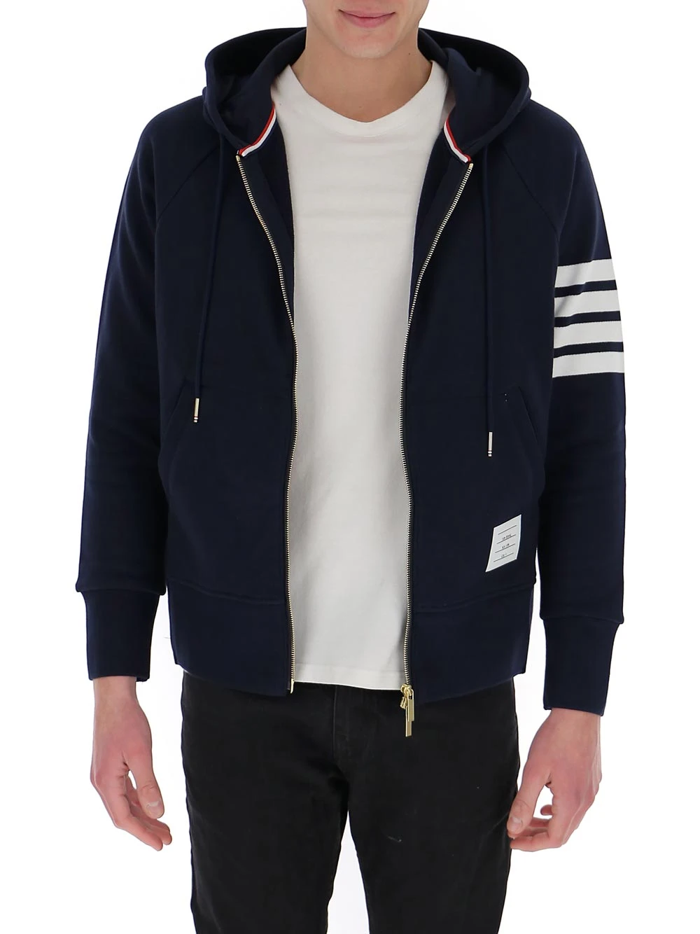 商品Thom Browne|THOM BROWNE 蓝色男士卫衣/帽衫 MJT022H00535461,价格¥4583,第1张图片