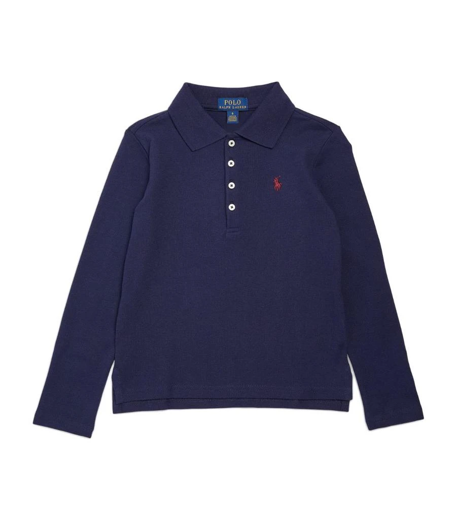 商品Ralph Lauren|Long-Sleeve Polo Shirt (5-7 Years),价格¥760,第1张图片