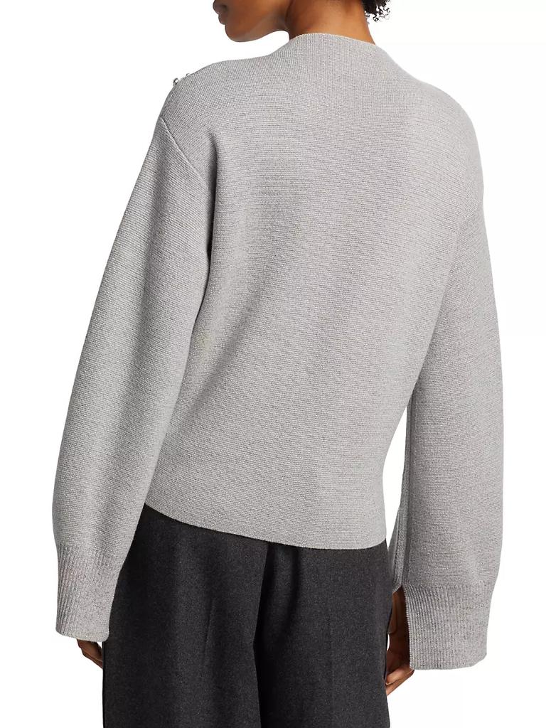 Embellished Merino Wool Sweater商品第5张图片规格展示