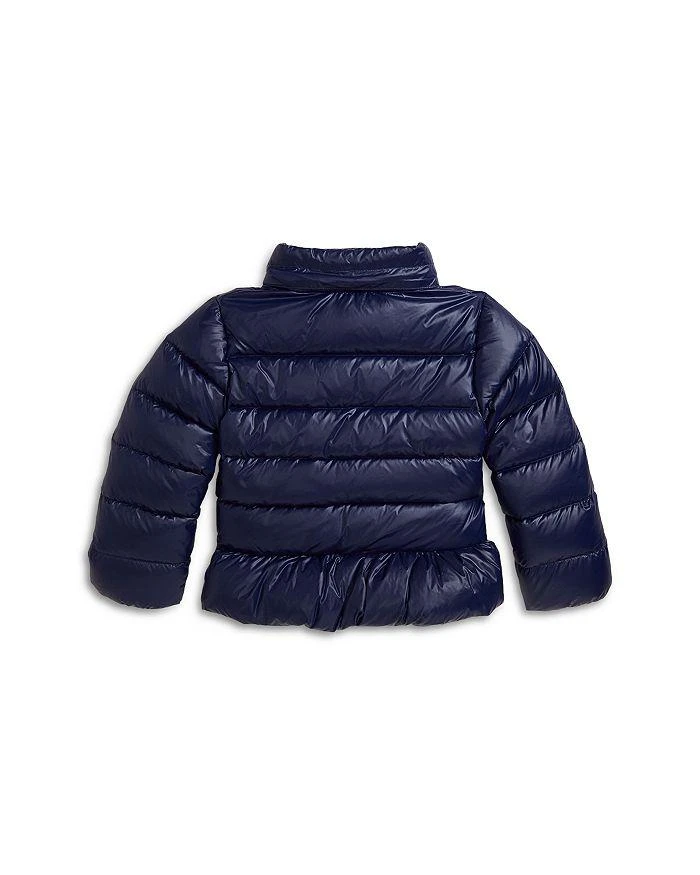 商品Ralph Lauren|Girls' Down Hooded Peplum Jacket - Little Kid,价格¥1393,第4张图片详细描述