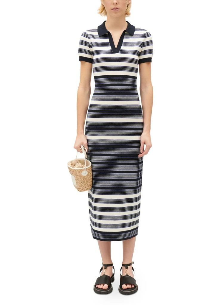 商品Claudie Pierlot|双色针织及地连衣裙,价格¥3811,第5张图片详细描述