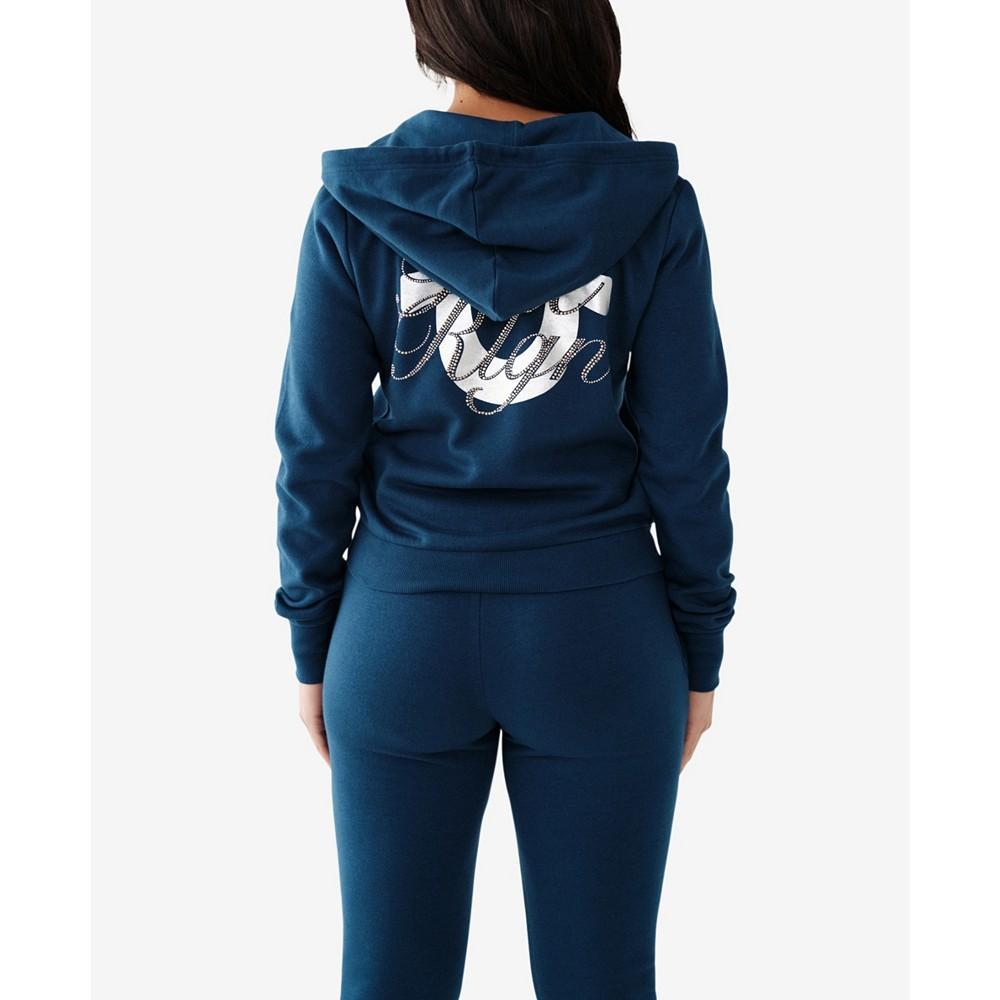 商品True Religion|Women's True Religion Script Classic Zip Hoodie,价格¥853,第4张图片详细描述