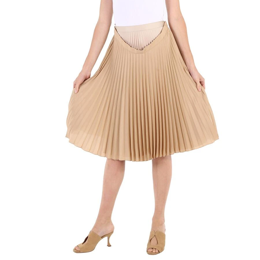 商品Burberry|Ladies Sandbank Layered Pleated Skirt,价格¥1832,第1张图片