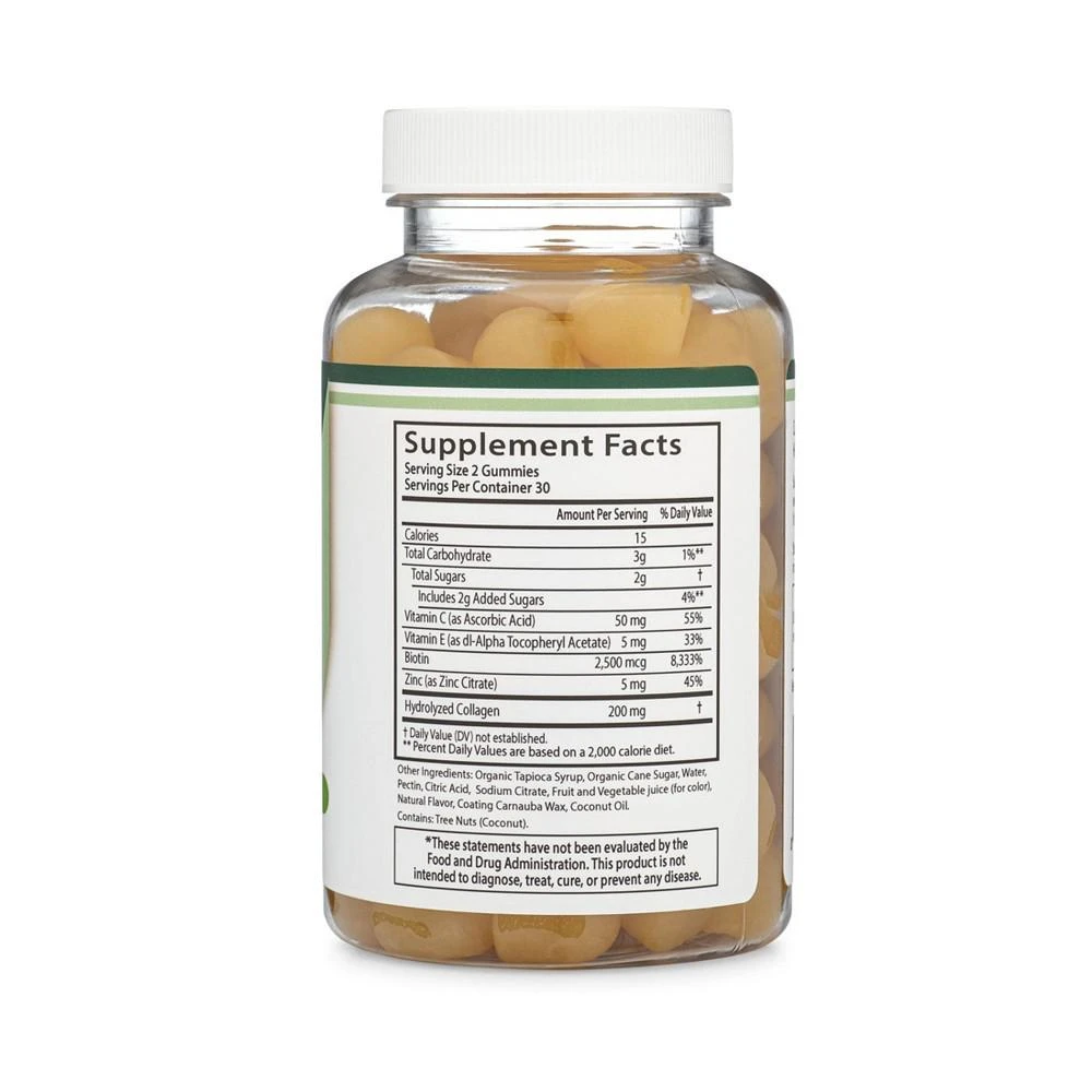 商品Double Wood Supplements|Collagen Biotin Gummies - 60 x 100 mg gummies,价格¥149,第3张图片详细描述