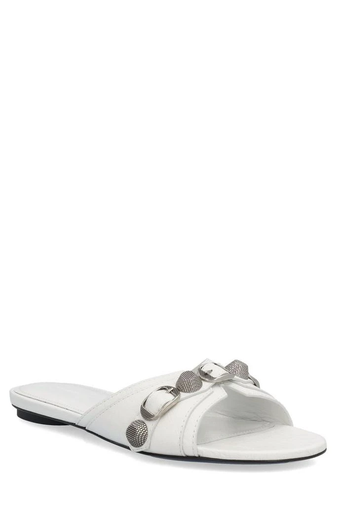 商品Balenciaga|Balenciaga Cagole Flat Sandals,价格¥4089,第2张图片详细描述