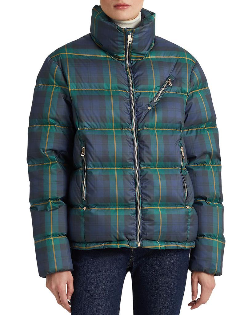 Plaid Puffer Coat商品第1张图片规格展示