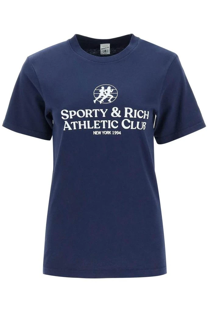 商品Sporty & Rich|S&R ATHLETIC CLUB T-SHIRT,价格¥158,第1张图片