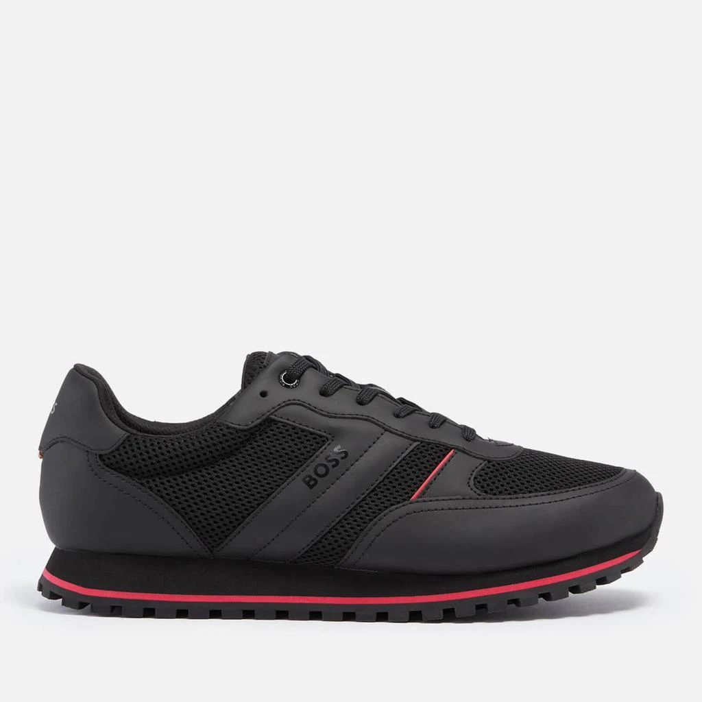 商品Hugo Boss|BOSS MEN'S PARKOUR-L RUNNER TRAINERS - BLACK,价格¥1146,第1张图片