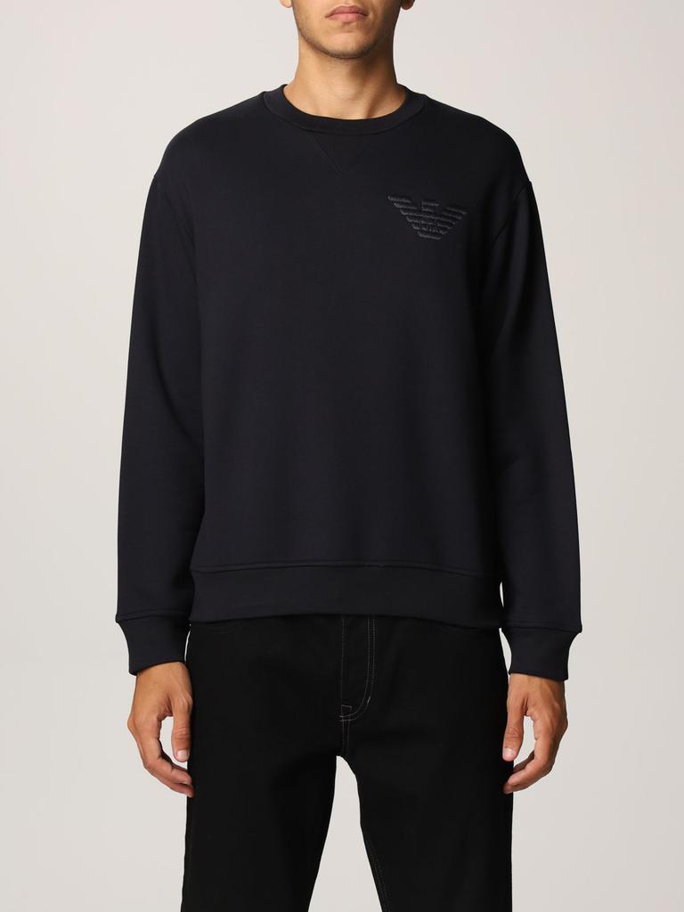 Emporio Armani sweatshirt in cotton and modal商品第1张图片规格展示