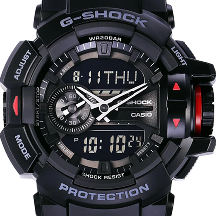 卡西欧（CASIO） G-SHOCK系列男表GA-400-1B-黑色-GA-400-1B 商品