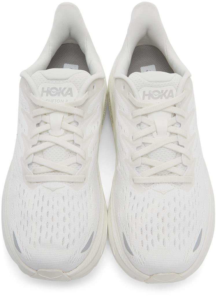 商品Hoka One One|White Clifton 8 Sneakers,价格¥1043,第7张图片详细描述