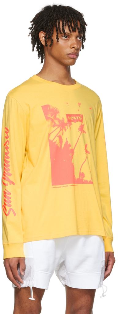 黄色棉质 T 恤商品第2张图片规格展示