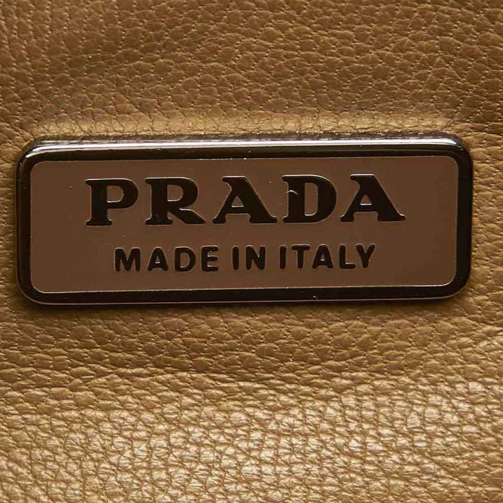 Prada Brown/Beige Vitello Daino Boston Bag 商品