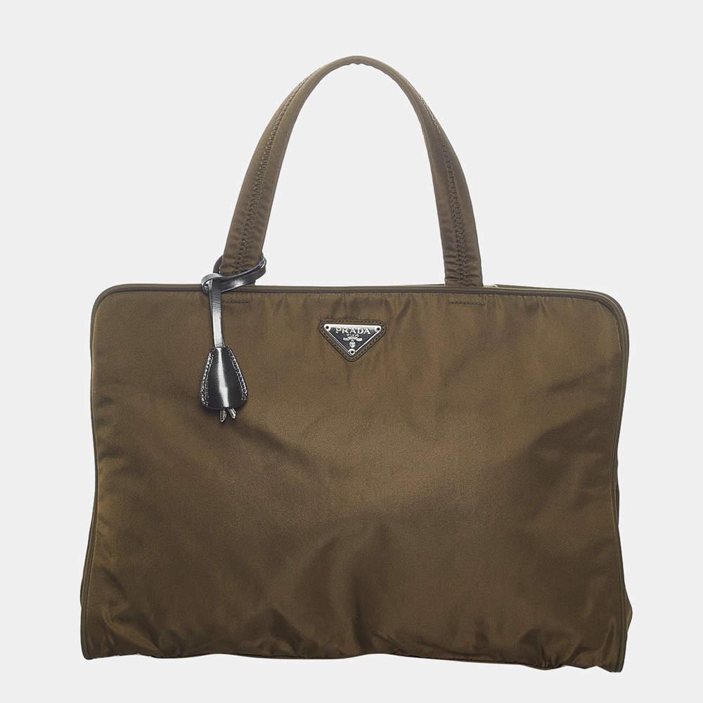 Prada Brown Tessuto Business Bag商品第1张图片规格展示