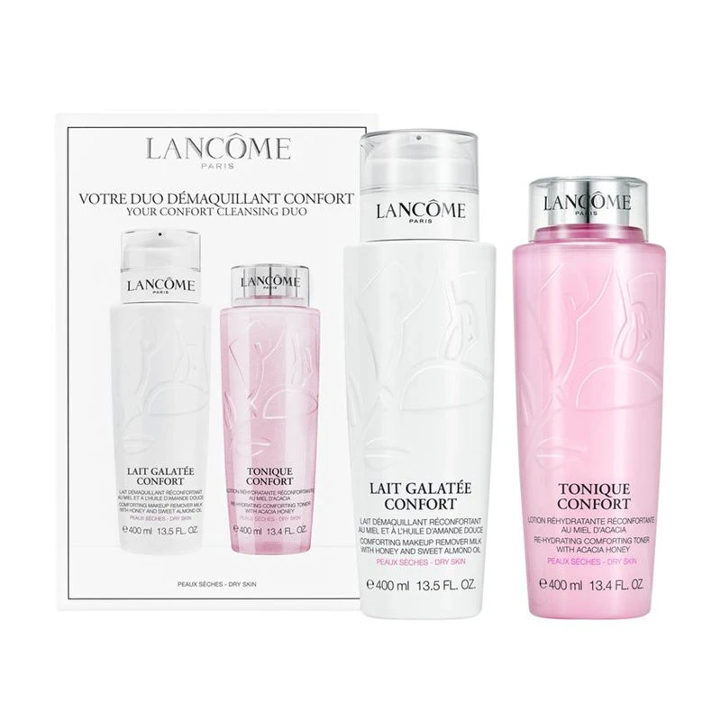 Lancome兰蔻套装清滢柔肤粉水400ML+清滢柔肤卸妆液400ML 商品