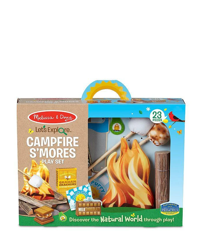 商品Melissa & Doug|Let's Explore Campfire S'mores Play Set - Ages 3+,价格¥259,第1张图片