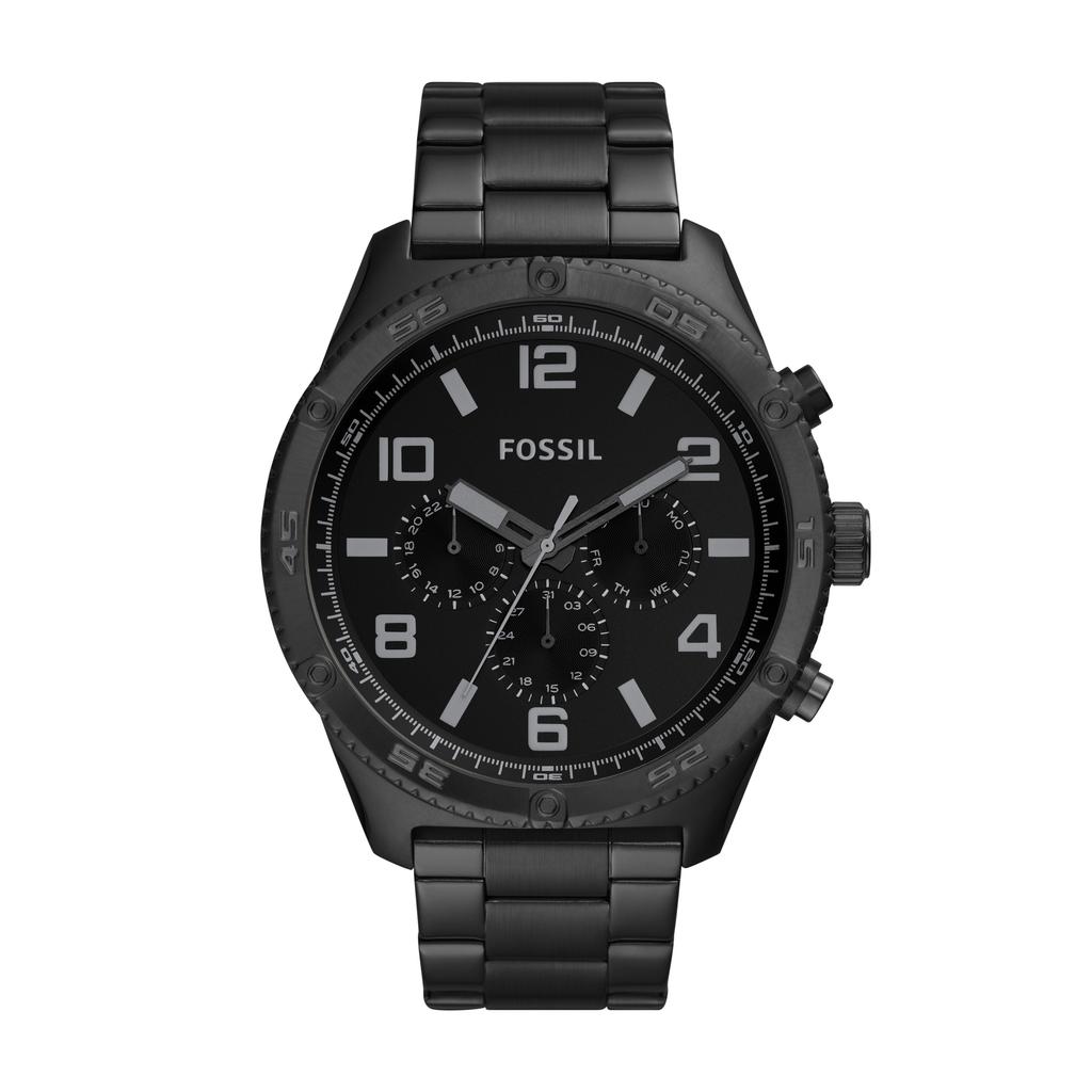 Fossil Men's Brox Multifunction, Black-Tone Stainless Steel Watch商品第1张图片规格展示