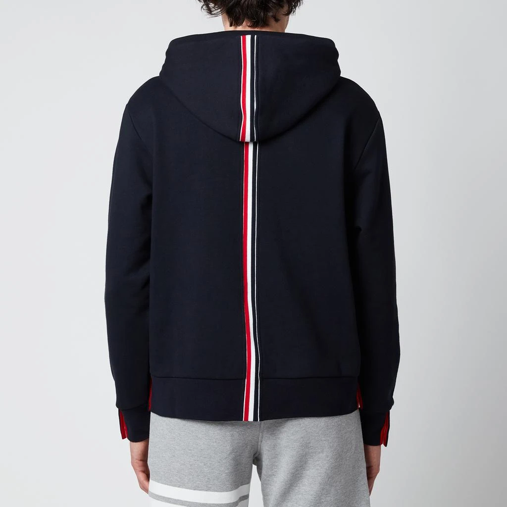 商品Thom Browne|Thom Browne Men's Tricolour Stripe Classic Loopback Hoodie - Navy,价格¥4579,第2张图片详细描述