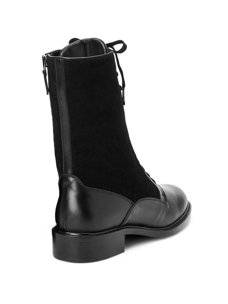 商品Aquatalia|Brynn Leather & Suede Combat Boots,价格¥1485,第2张图片详细描述