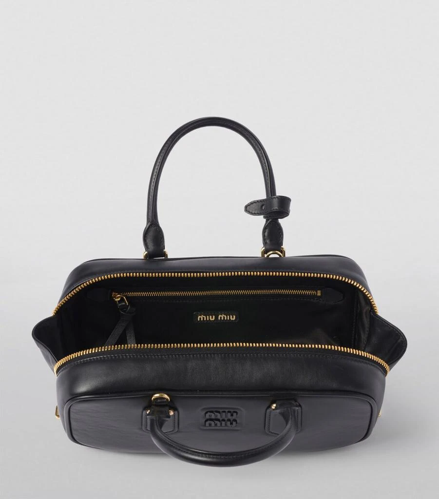 商品Miu Miu|Small Nappa Leather Arcadie Top-Handle Bag,价格¥27199,第5张图片详细描述