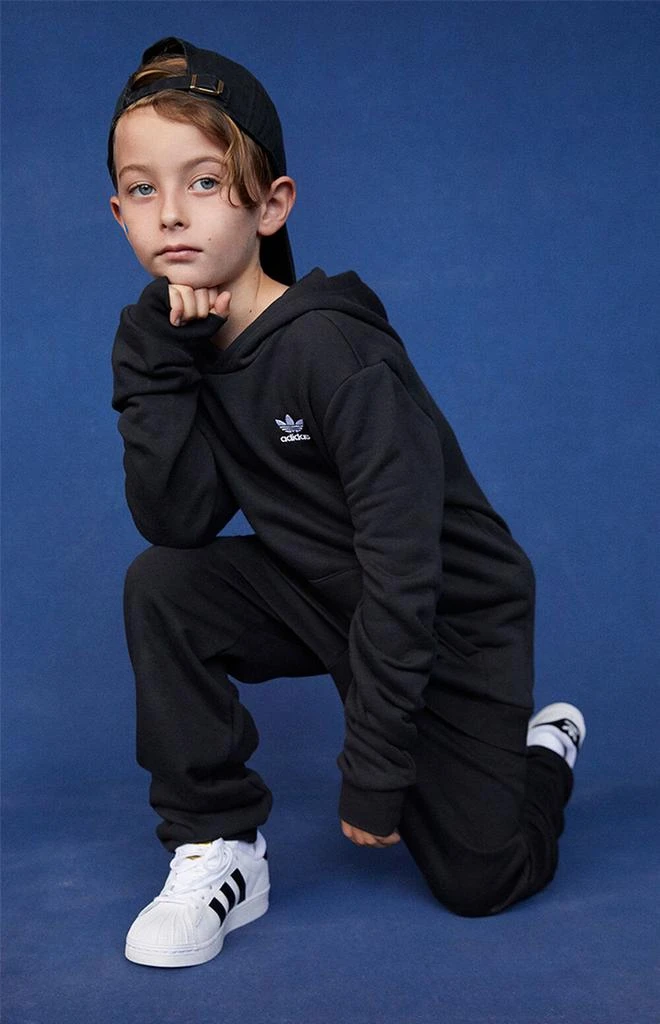 商品Adidas|Kids Black Essentials Hoodie,价格¥330,第1张图片