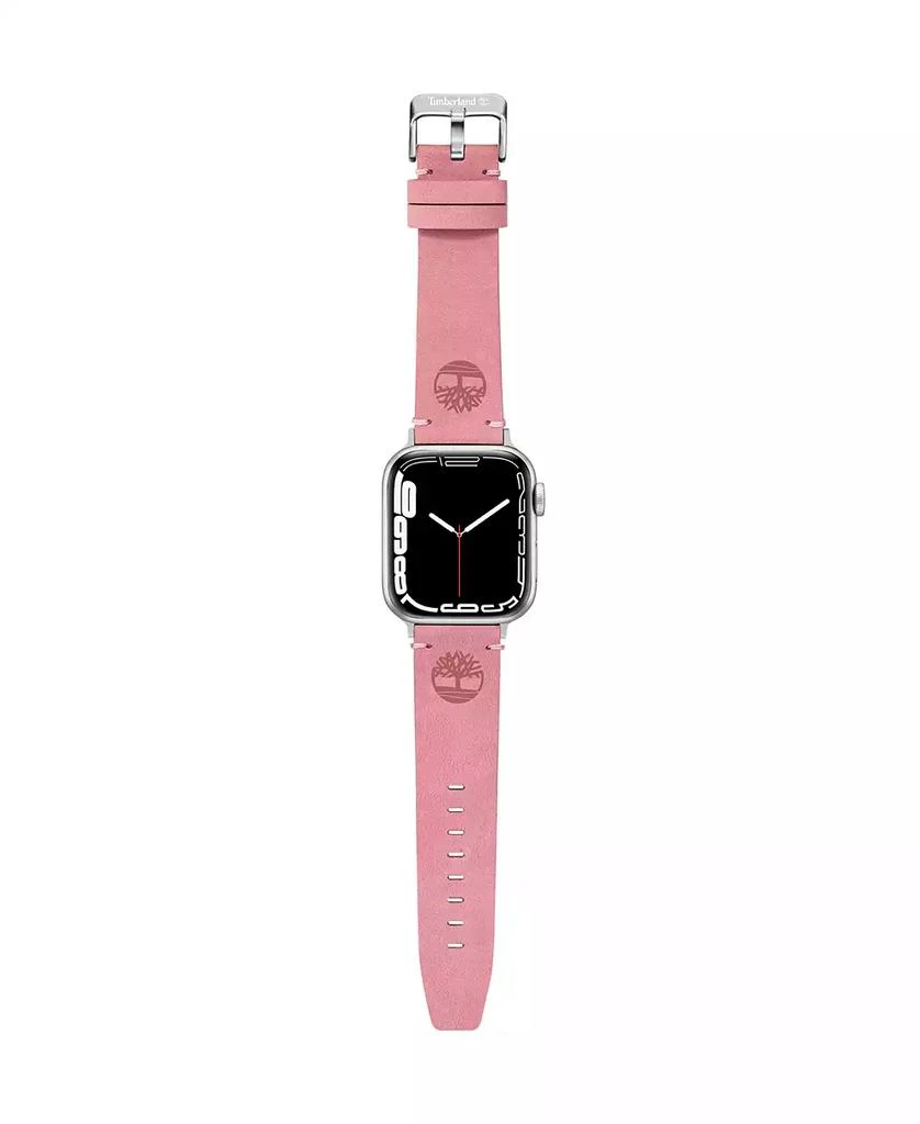 商品Timberland|Unisex Ashby Pink Genuine Leather Universal Smart Watch Strap 20mm,价格¥312,第5张图片详细描述