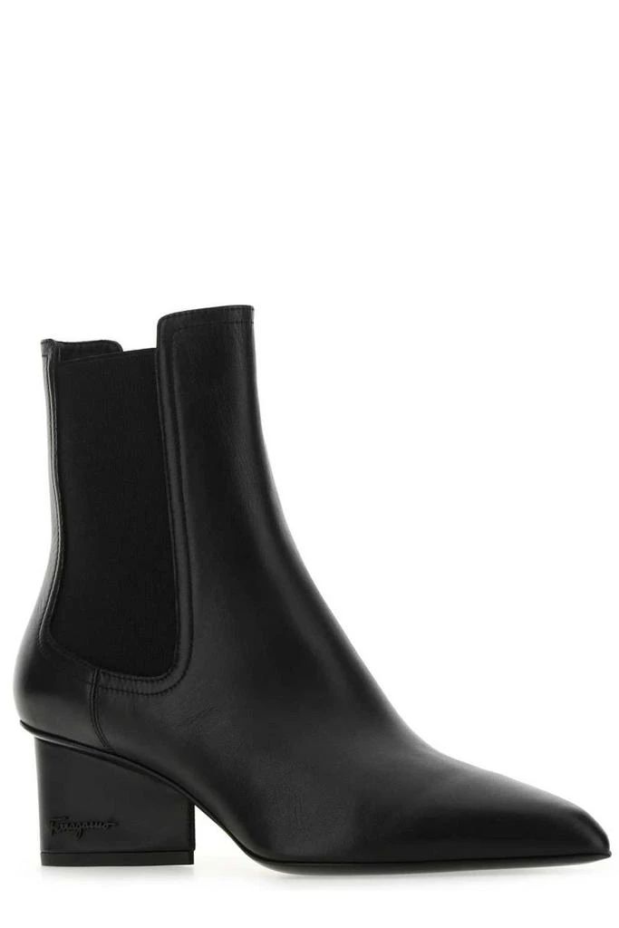 商品Salvatore Ferragamo|Ferragamo Pointed-Toe Chelsea Boots,价格¥3426,第2张图片详细描述