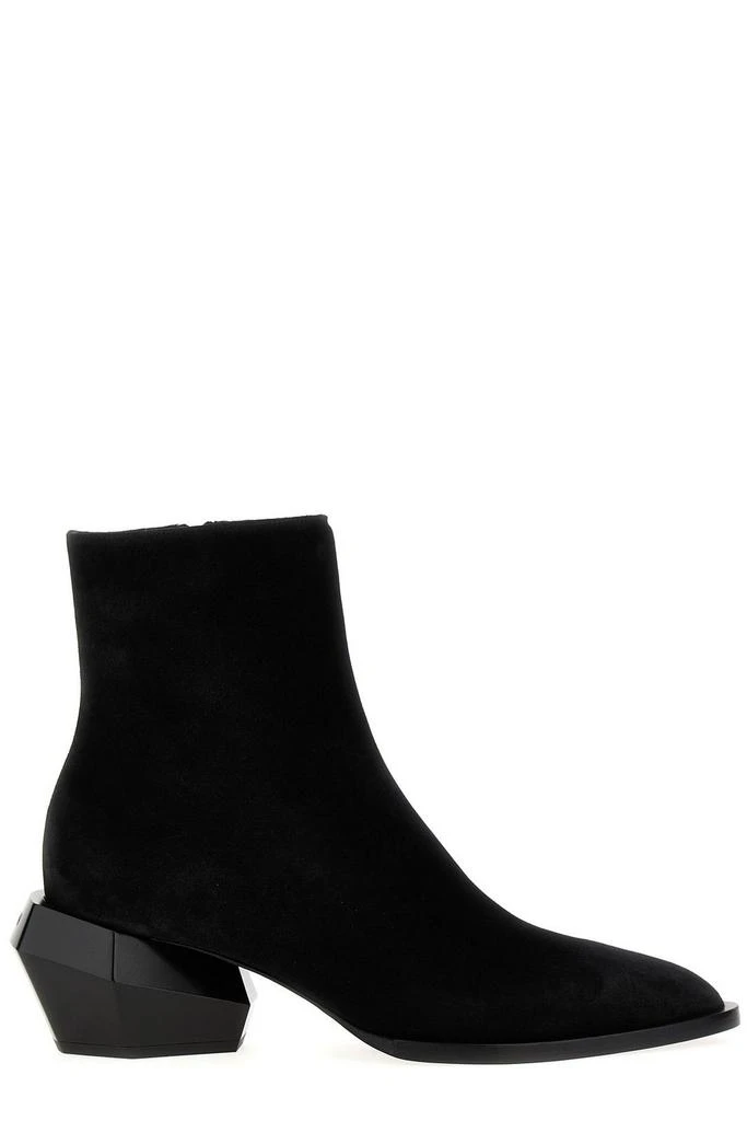 商品Balmain|Balmain Diamond Heel Billy Ankle Boots,价格¥7695,第1张图片