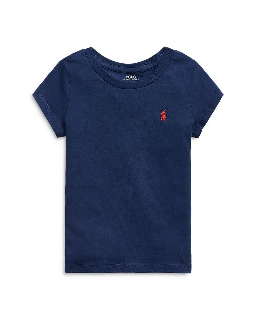 商品Ralph Lauren|Girls' Crewneck Tee - Little Kid, Big Kid,价格¥168,第1张图片详细描述