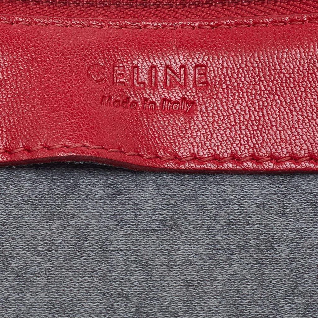 Celine Red Leather Large Trio Zip Crossbody Bag 商品