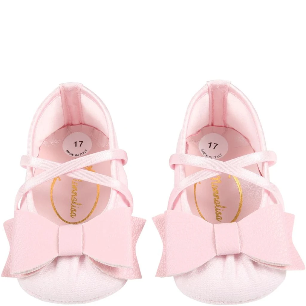 商品MONNALISA|Monnalisa Pink Set For Baby Girl With Bow,价格¥1221,第3张图片详细描述