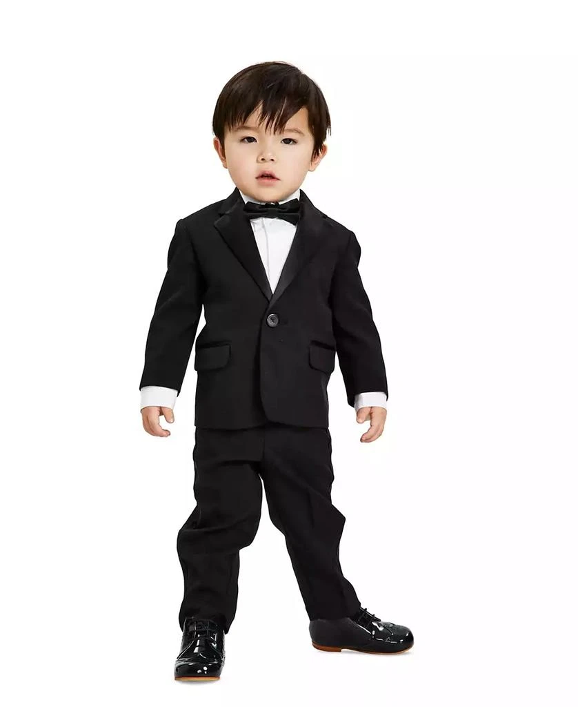 商品Nautica|Baby Boys Tuxedo Suit, Shirt and Bowtie, 4 Piece Set,价格¥300,第4张图片详细描述