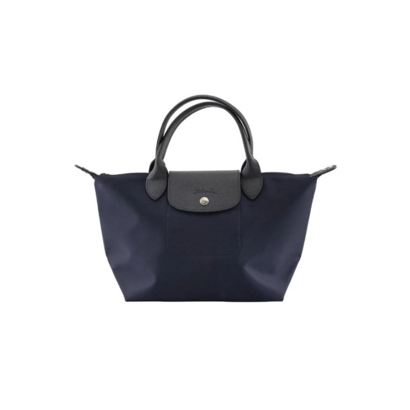 商品[国内直发] Longchamp|珑骧 LONGCHAMP 奢侈品 女士LE PLIAGE NÉO系列小号海军蓝织物短柄手提斜跨包,价格¥826,第1张图片