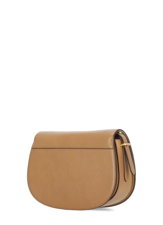 商品Ralph Lauren|Brown Smooth Leather Shoulder Bag,价格¥5085,第3张图片详细描述