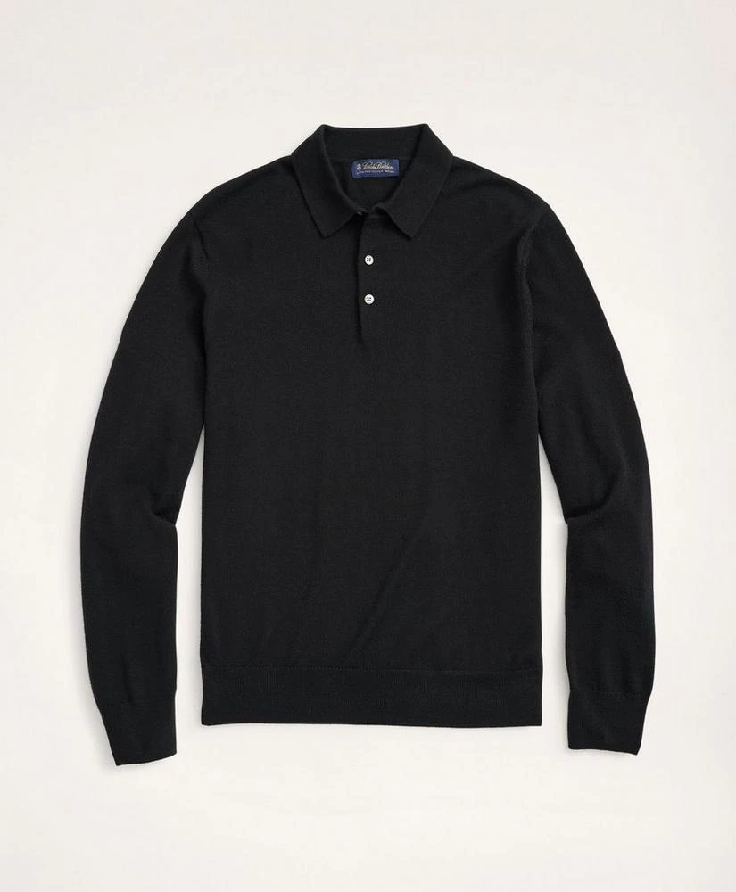 商品Brooks Brothers|Merino Wool Polo Sweater,价格¥527,第1张图片