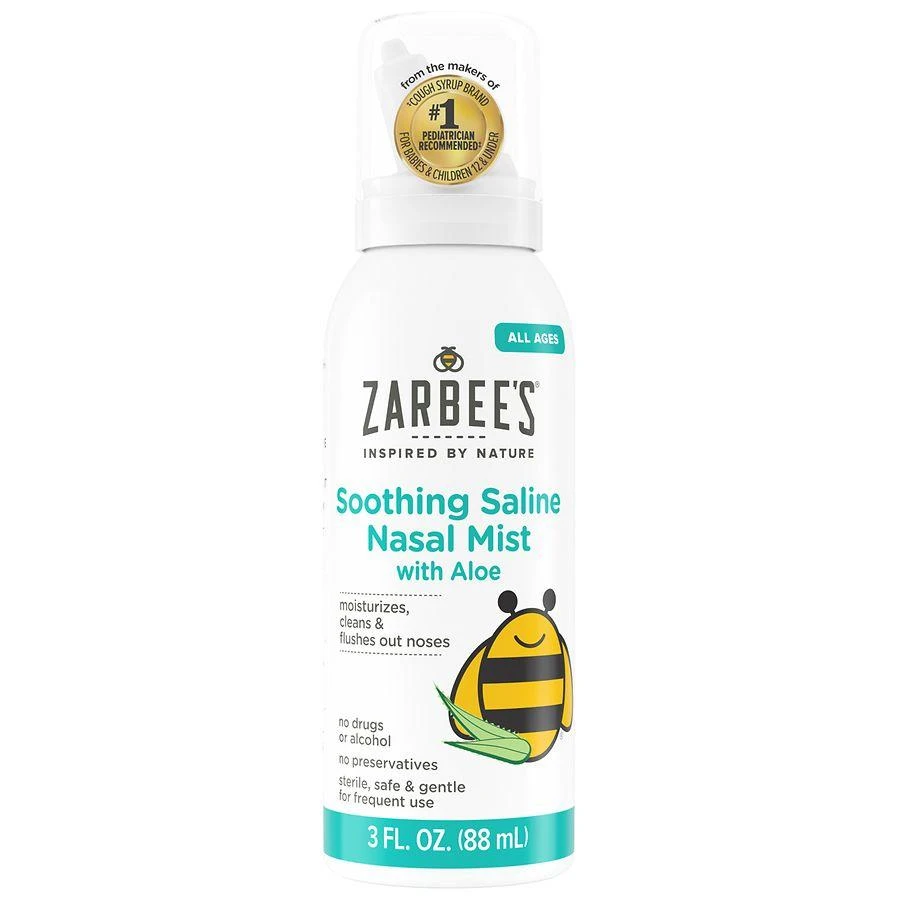 商品ZarBee's Naturals|含芦荟不含香料的舒缓盐水鼻雾 ,价格¥83,第1张图片