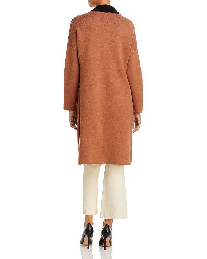 商品Tahari|Contrast Colorblock Shawl Collar Cardigan,价格¥481,第2张图片详细描述