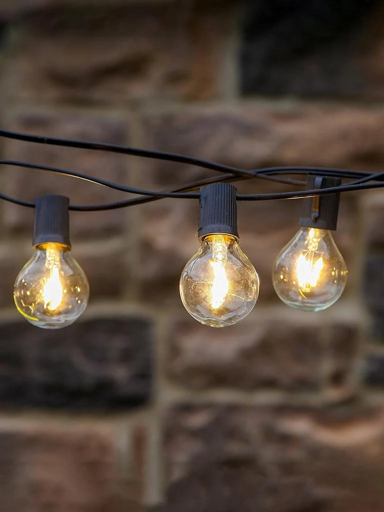 商品Brightech|Ambience Pro 26ft 1W LED Globe String Lights (Soft White 2700K) in Black,价格¥395,第2张图片详细描述