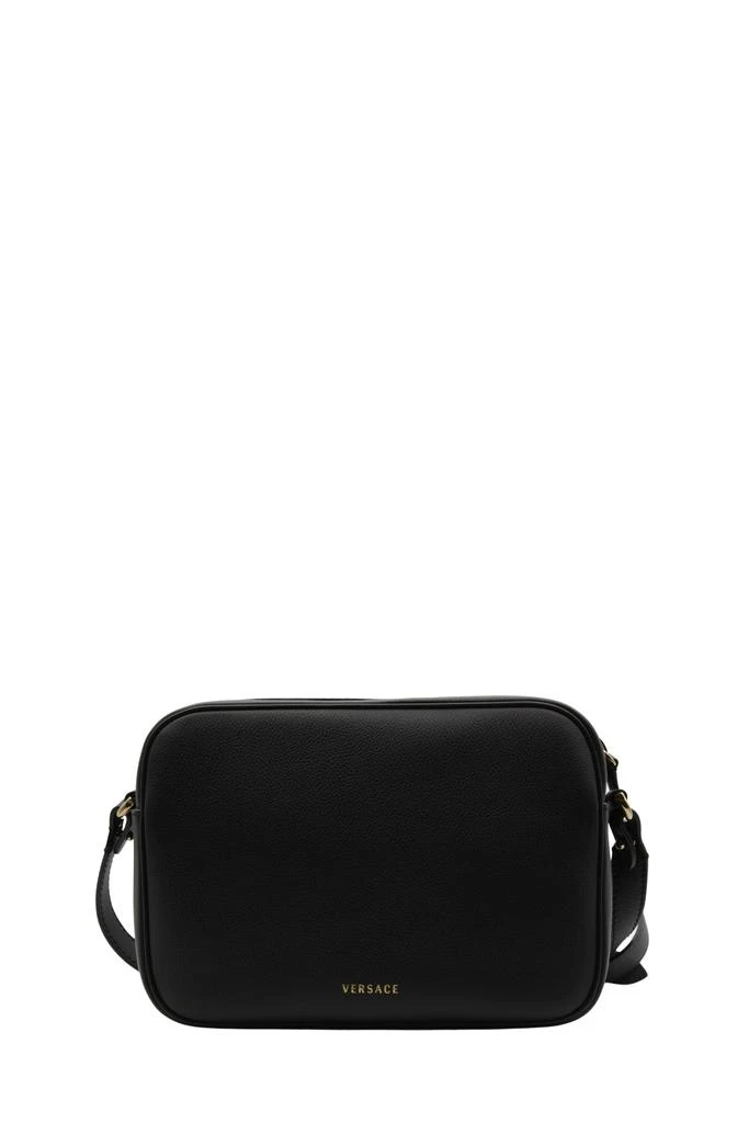 商品Versace|Leather shoulder bag color black,价格¥8912,第5张图片详细描述