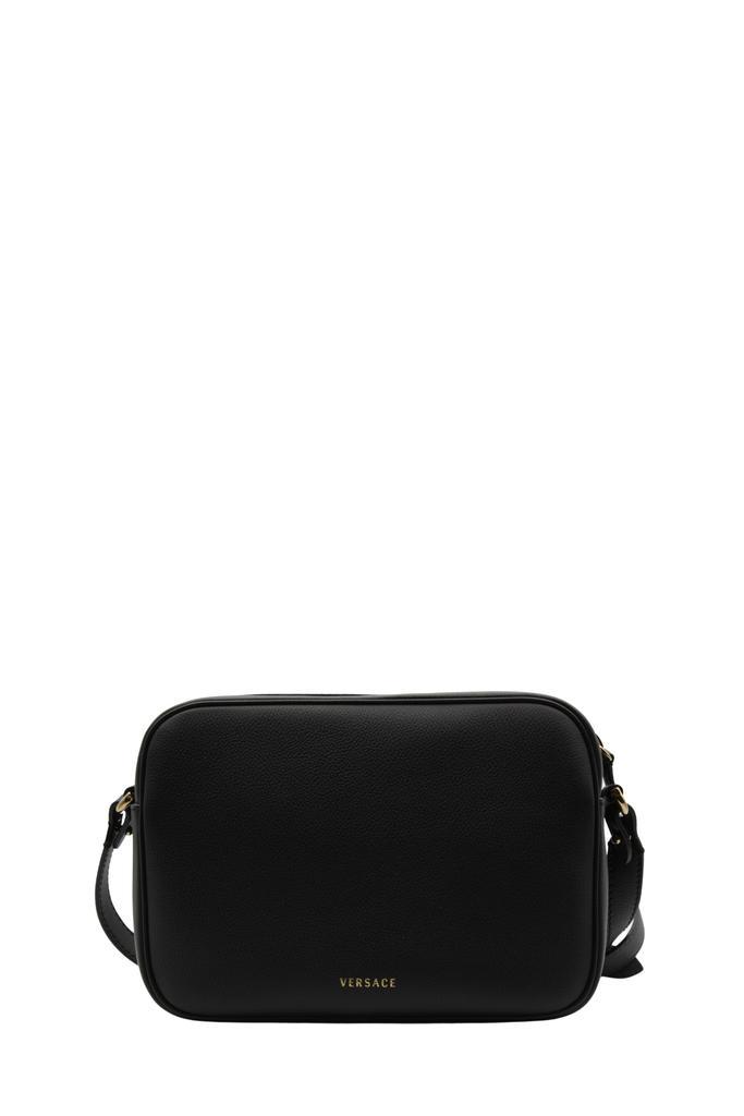 商品Versace|Leather shoulder bag color black,价格¥8297,第7张图片详细描述