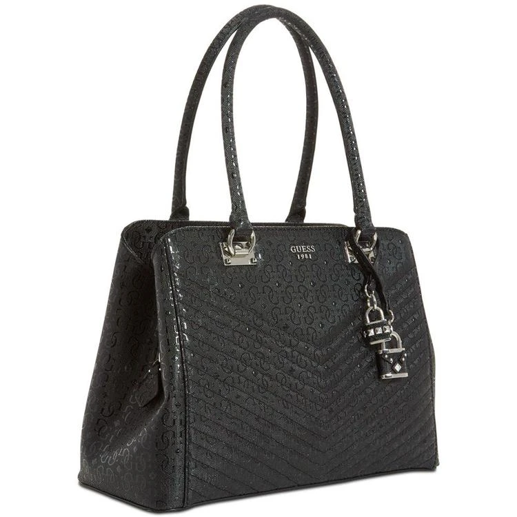 商品GUESS|Halley Small Girlfriend Signature Satchel,价格¥569,第4张图片详细描述