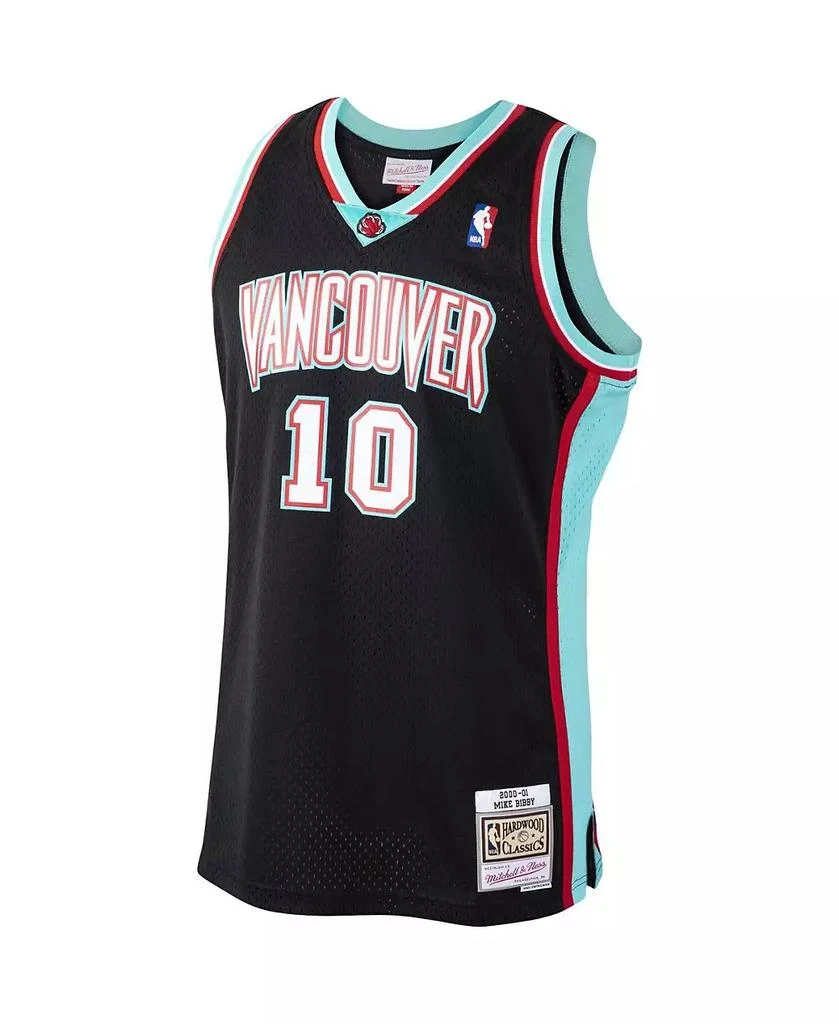 商品Mitchell & Ness|Men's Mike Bibby Black Vancouver Grizzlies 2000-01 Hardwood Classics Swingman Jersey,价格¥1002,第2张图片详细描述