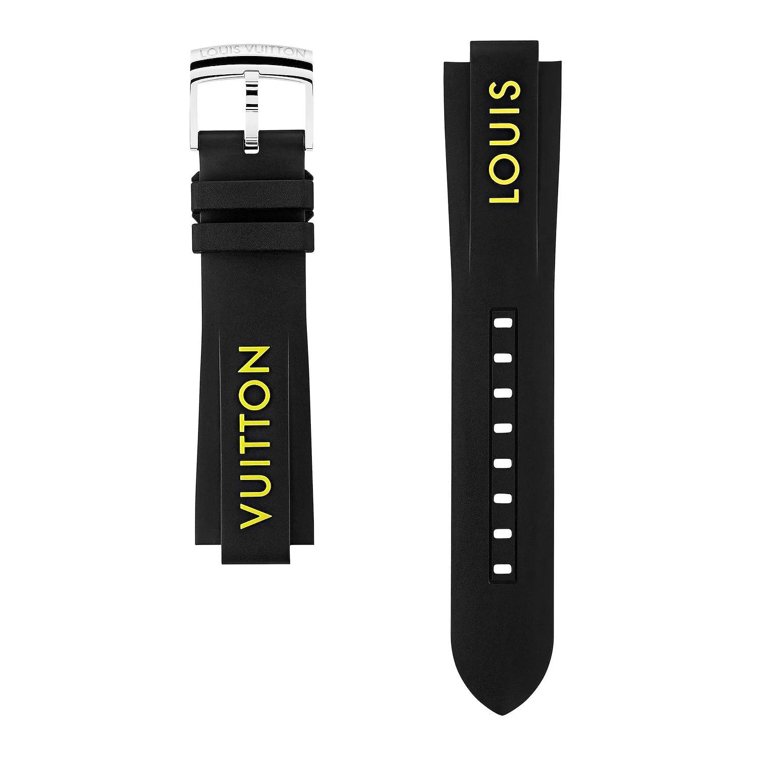 商品Louis Vuitton|【预售】 LV路易威登 25春夏 女士 手表带 TAMBOUR 橡胶表带 R15365 ,价格¥4343,第1张图片