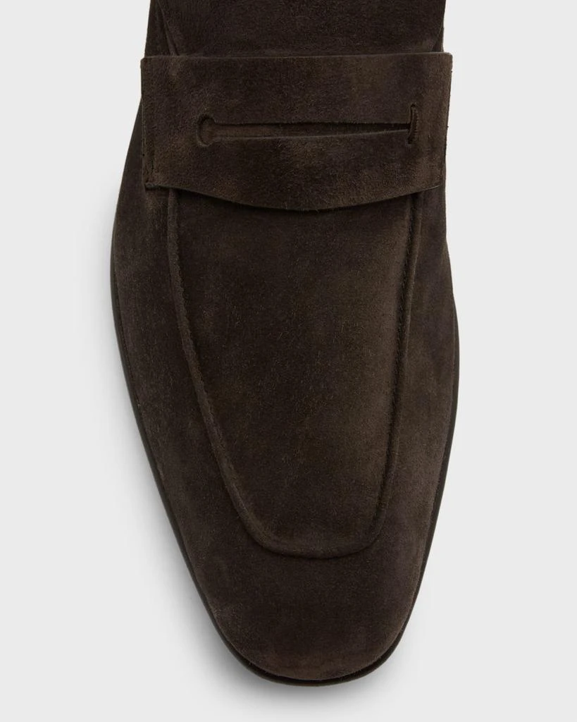 Men's Lasola Suede-Leather Penny Loafers 商品