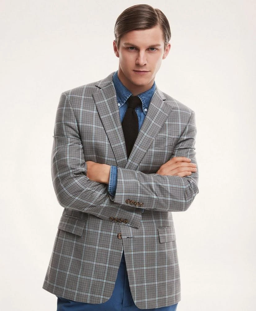 商品Brooks Brothers|Regent Regular-Fit Multi-Gingham Sport Coat,价格¥2495,第2张图片详细描述