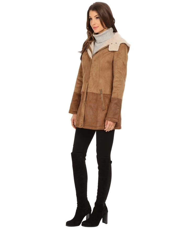 商品Jessica Simpson|Hooded Two-Tone Faux Shearling,价格¥1034,第2张图片详细描述