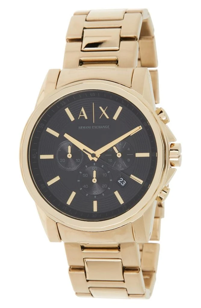 商品Armani Exchange|Men's Chronograph Bracelet Watch, 45mm,价格¥1024,第1张图片