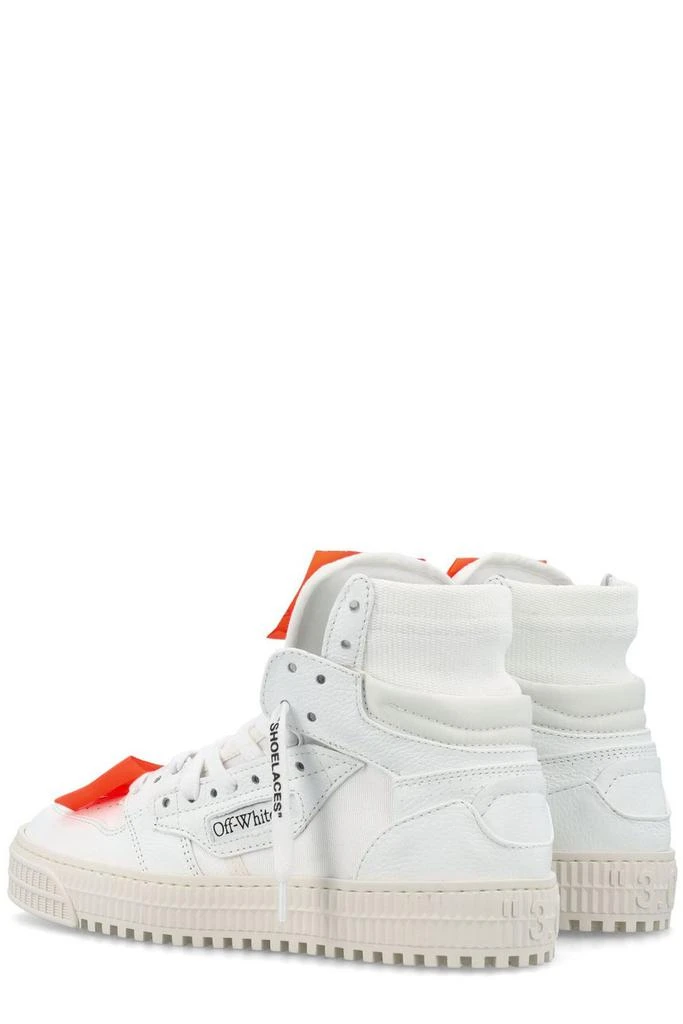 商品Off-White|Off-White Round Toe High-Top Sneakers,价格¥2598,第4张图片详细描述