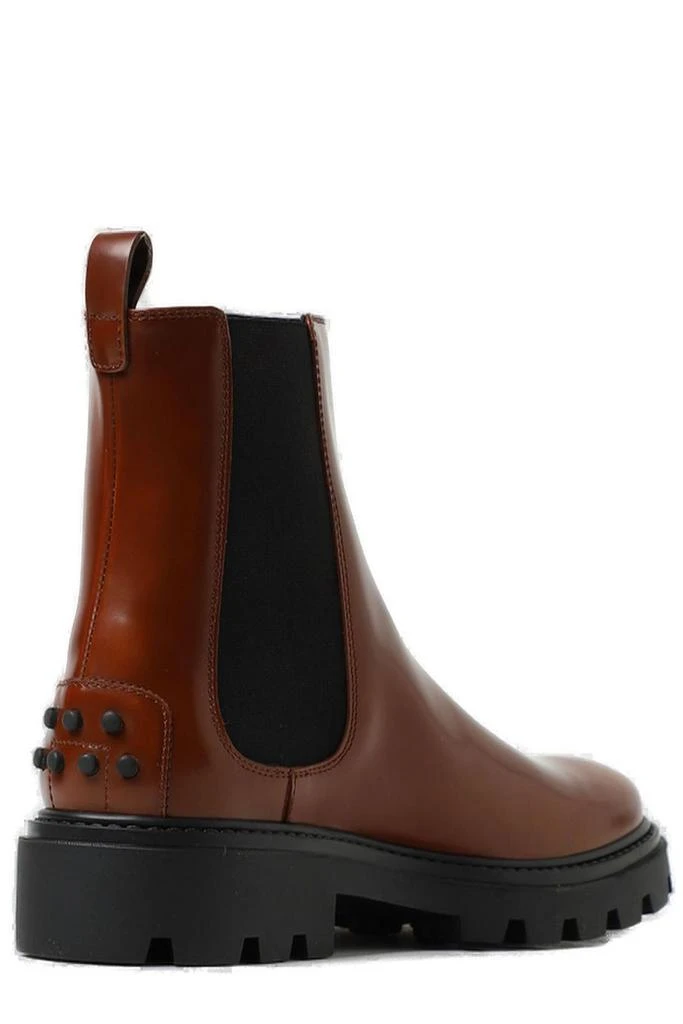 商品Tod's|Tod's Studded Round Toe Chelsea Boots,价格¥4727-¥5073,第2张图片详细描述